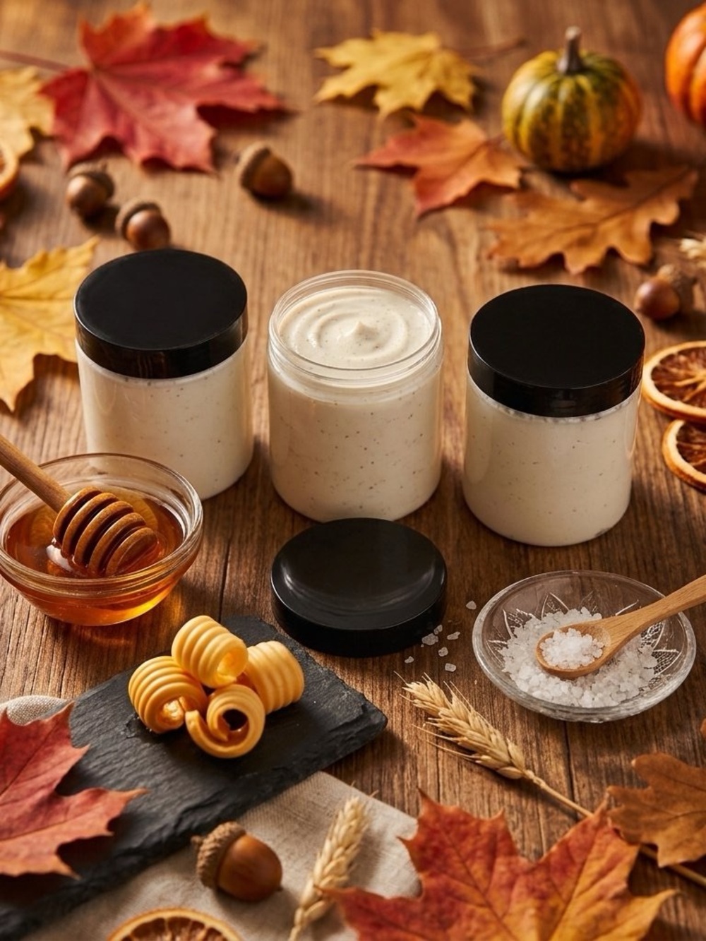 Orchid & Vine Shea & Cocoa Butter Lotion - Salted Honey Butter Skin Nutrition